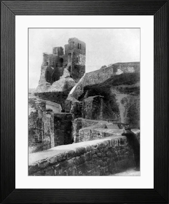 Framed Print : Scarborough Castle, North Yorkshire, England, 1924-1926 Framed Print : Scarborough Castle, North Yorkshire, England, 1924-1926