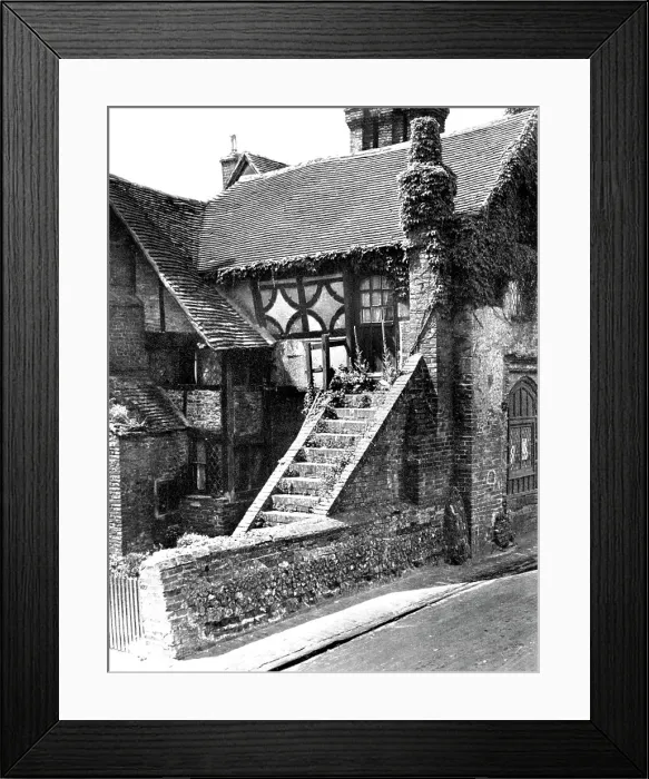 Framed Print : Manor House, Ditchling, East Sussex, 1924-1926. Artist: Herbert Felton Framed Print : Manor House, Ditchling, East Sussex, 1924-1926. Artist: Herbert Felton
