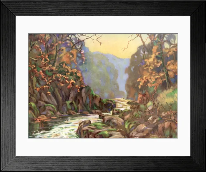 Framed Print : On the Dargle, County Wicklow, Ireland, 1924-1926. Artist: Catharine Chamney Framed Print : On the Dargle, County Wicklow, Ireland, 1924-1926. Artist: Catharine Chamney