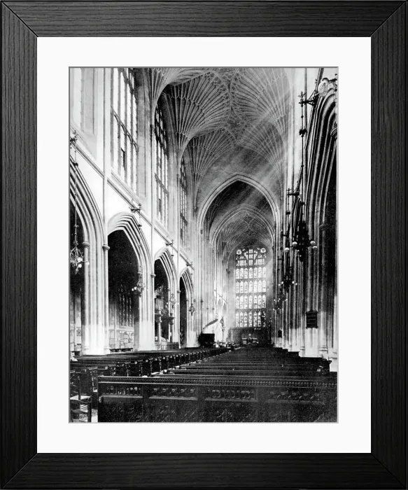 Framed Print : Interior, Bath Abbey, Somerset, 1924-1926. Artist: Humphrey Joel Framed Print : Interior, Bath Abbey, Somerset, 1924-1926. Artist: Humphrey Joel