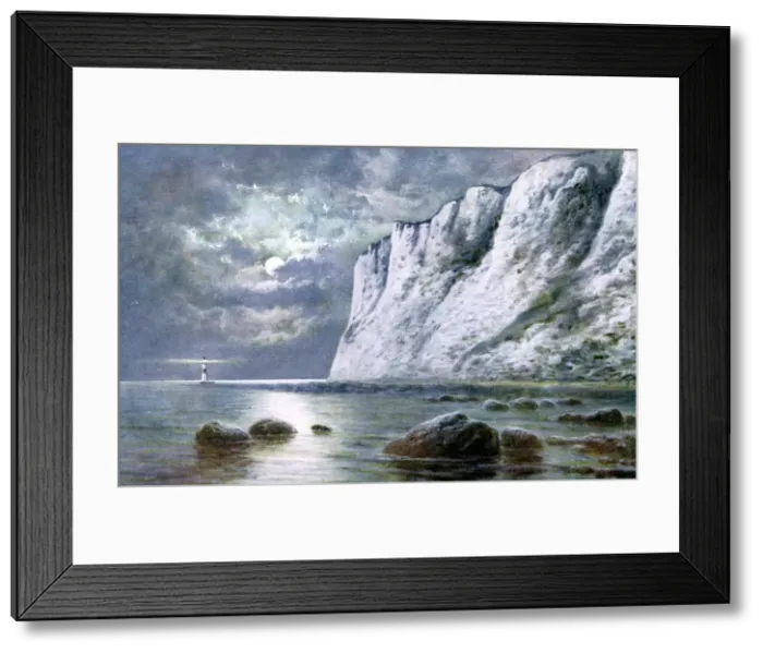 Framed Print : Beachy Head, Sussex, 1924-1926. Artist: JW Gozzard Framed Print : Beachy Head, Sussex, 1924-1926. Artist: JW Gozzard