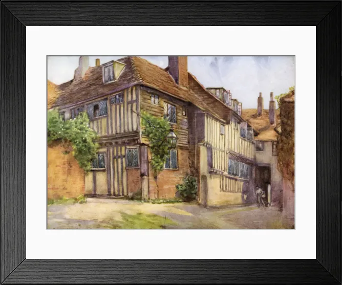 Framed Print : Mermaid Inn, Rye, Sussex, 1924-1926. Artist: George F Nicholls Framed Print : Mermaid Inn, Rye, Sussex, 1924-1926. Artist: George F Nicholls