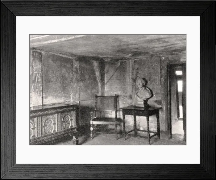 Framed Print : Interior of Shakespeares house, Stratford-upon-Avon, Warwickshire, England, 1924-1926 Framed Print : Interior of Shakespeares house, Stratford-upon-Avon, Warwickshire, England, 1924-1926