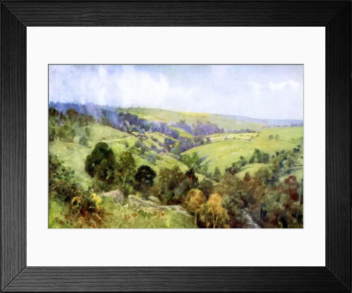 Framed Print : On the Hills near Harrogate, Yorkshire, 1924-1926. Artist: George F Nicholls Framed Print : On the Hills near Harrogate, Yorkshire, 1924-1926. Artist: George F Nicholls