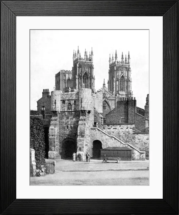 Framed Print : Bootham Bar, York, North Yorkshire, 1924-1926. Artist: Donald McLeish Framed Print : Bootham Bar, York, North Yorkshire, 1924-1926. Artist: Donald McLeish