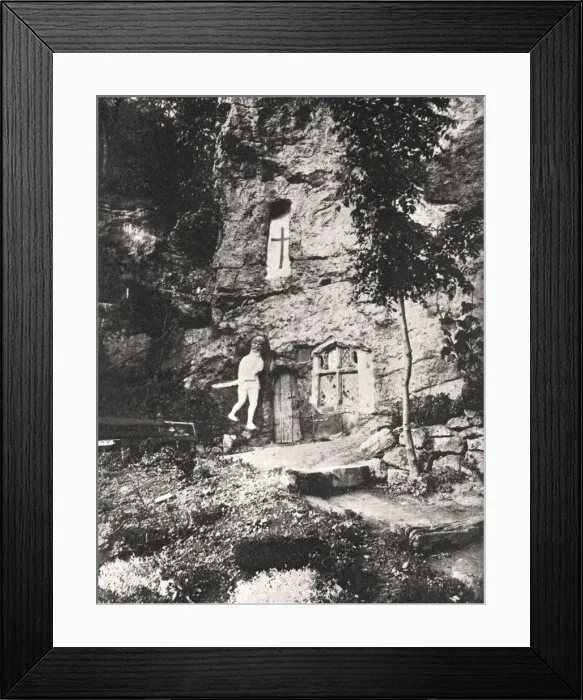 Framed Print : St. Roberts Chapel, Knaresborough, 1924-1926. Artist: Photochrom Co Ltd of London Framed Print : St. Roberts Chapel, Knaresborough, 1924-1926. Artist: Photochrom Co Ltd of London