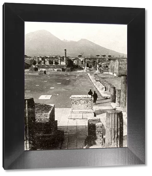 The forum of Pompeii, Italy, 1894