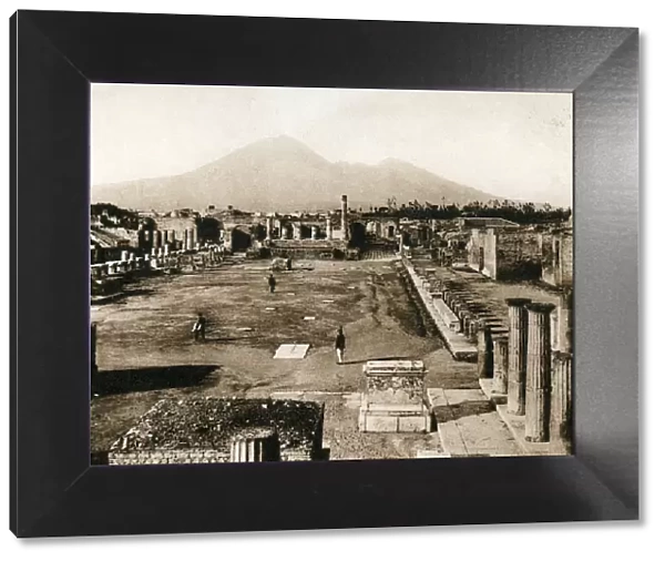 Foro civile, Pompeii, Italy, c1900s