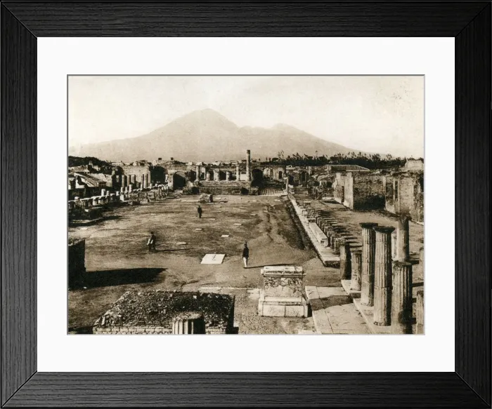 Framed Print : Foro civile, Pompeii, Italy, c1900s Framed Print : Foro civile, Pompeii, Italy, c1900s