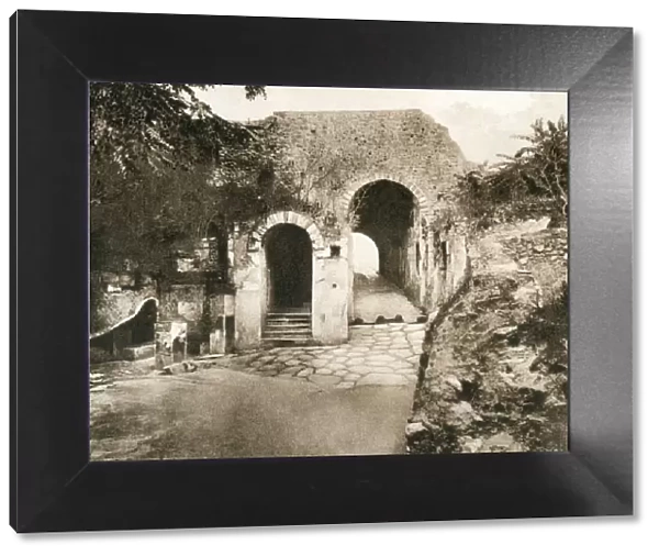Porta marina, Pompeii, Italy, c1900s
