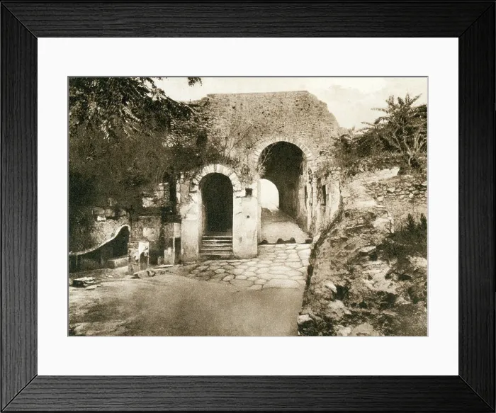 Framed Print : Porta marina, Pompeii, Italy, c1900s Framed Print : Porta marina, Pompeii, Italy, c1900s