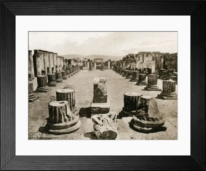 Framed Print : Basilica, Pompeii, Italy, c1900s Framed Print : Basilica, Pompeii, Italy, c1900s