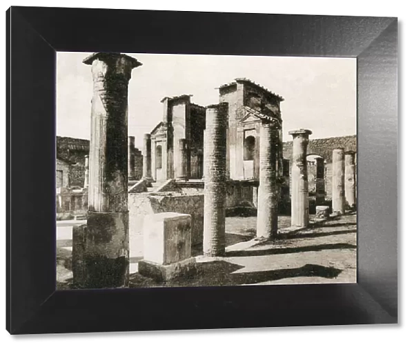 Tempio d Iside, Pompeii, Italy, c1900s
