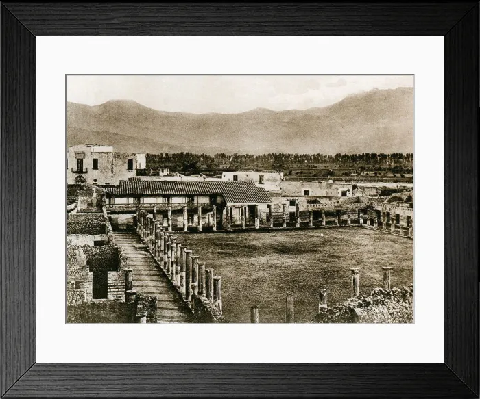 Framed Print : Caserma dei glagiatori, Pompeii, Italy, c1900s Framed Print : Caserma dei glagiatori, Pompeii, Italy, c1900s