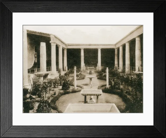 Framed Print : Casa dei Vettii, Pompeii, Italy, c1900s Framed Print : Casa dei Vettii, Pompeii, Italy, c1900s