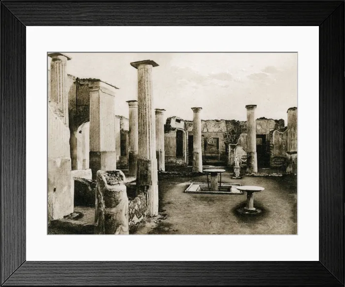 Framed Print : Casa di Marco Olconio, Pompeii, Italy, c1900s Framed Print : Casa di Marco Olconio, Pompeii, Italy, c1900s