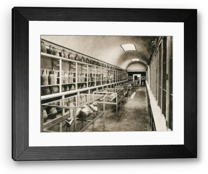 Framed Print : Pompeii Museum, Pompeii, Italy, c1900s Framed Print : Pompeii Museum, Pompeii, Italy, c1900s
