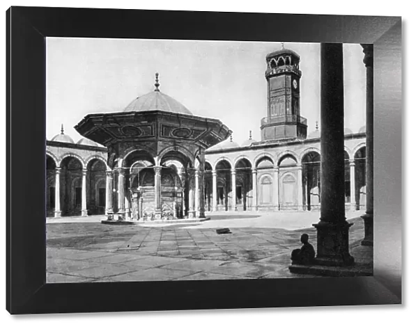 The courtyard of the Mosque of Muhammad Ali at the Saladin Citadel, Cairo, Egypt, c1920s