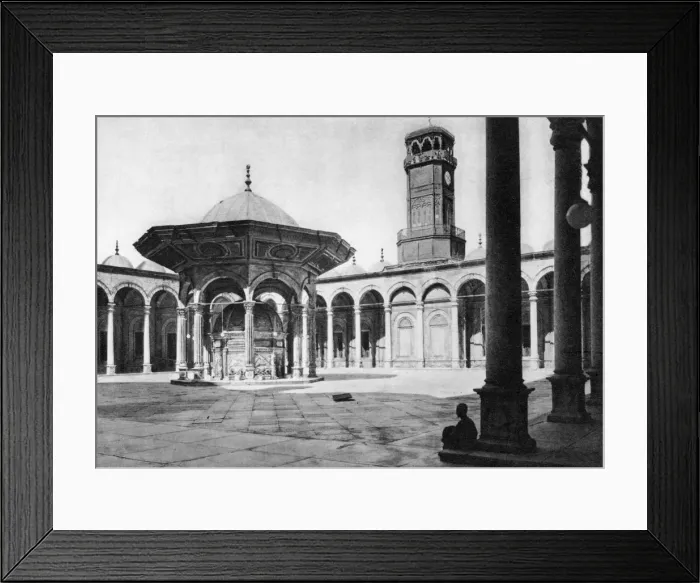 Framed Print : The courtyard of the Mosque of Muhammad Ali at the Saladin Citadel, Cairo, Egypt, c1920s Framed Print : The courtyard of the Mosque of Muhammad Ali at the Saladin Citadel, Cairo, Egypt, c1920s
