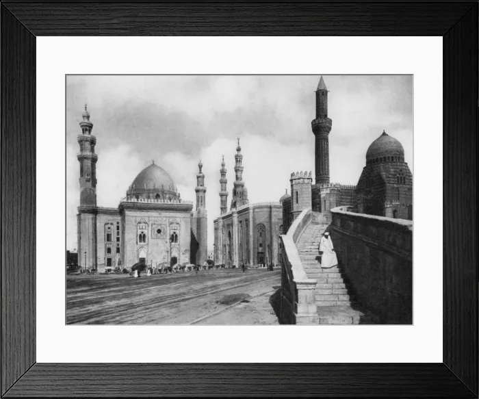 Framed Print : The Mosques of Sultan Hassan and El Rufai, Cairo, Egypt, c1920s Framed Print : The Mosques of Sultan Hassan and El Rufai, Cairo, Egypt, c1920s