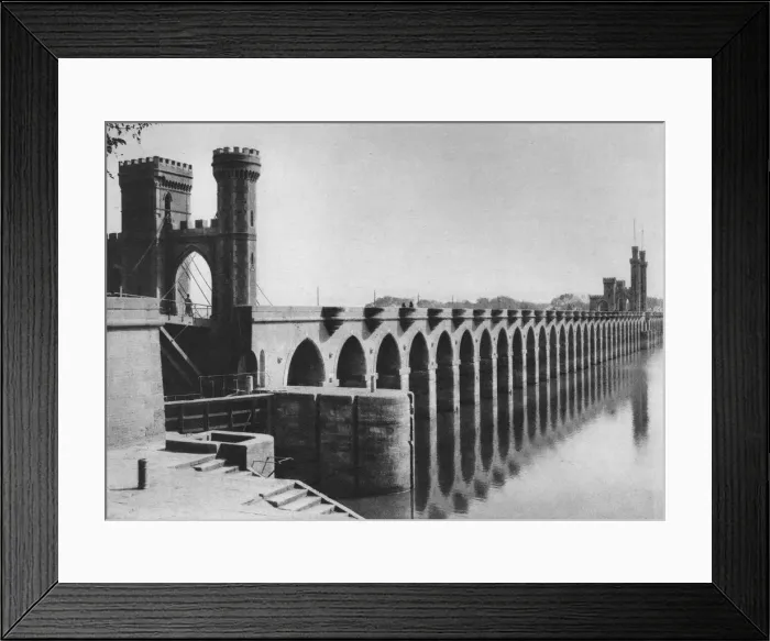 Framed Print : The Delta Barrage, Cairo, Egypt, c1920s Framed Print : The Delta Barrage, Cairo, Egypt, c1920s