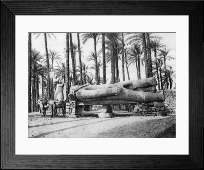 Framed Print : The Statue of Rameses II, Cairo, Egypt, c1920s Framed Print : The Statue of Rameses II, Cairo, Egypt, c1920s