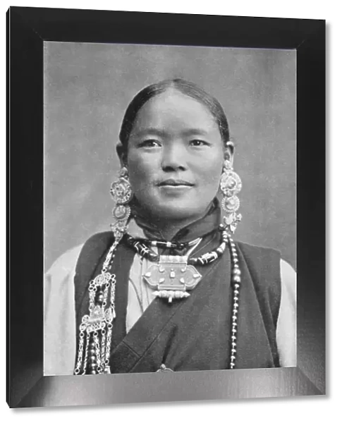 A Bhutia woman, c1910