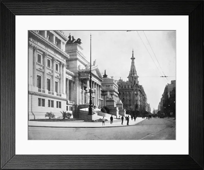 Framed Print : Congress Hall and Avenida Callao, Buenos Aires, Argentina Framed Print : Congress Hall and Avenida Callao, Buenos Aires, Argentina