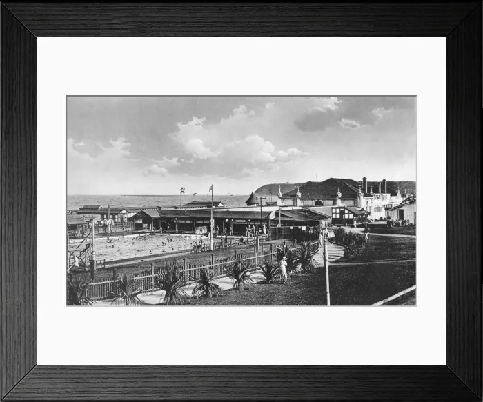 Framed Print : The open air swimming baths, Durban, South Africa Framed Print : The open air swimming baths, Durban, South Africa