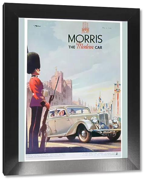 Advert for Morris motor cars, 1937