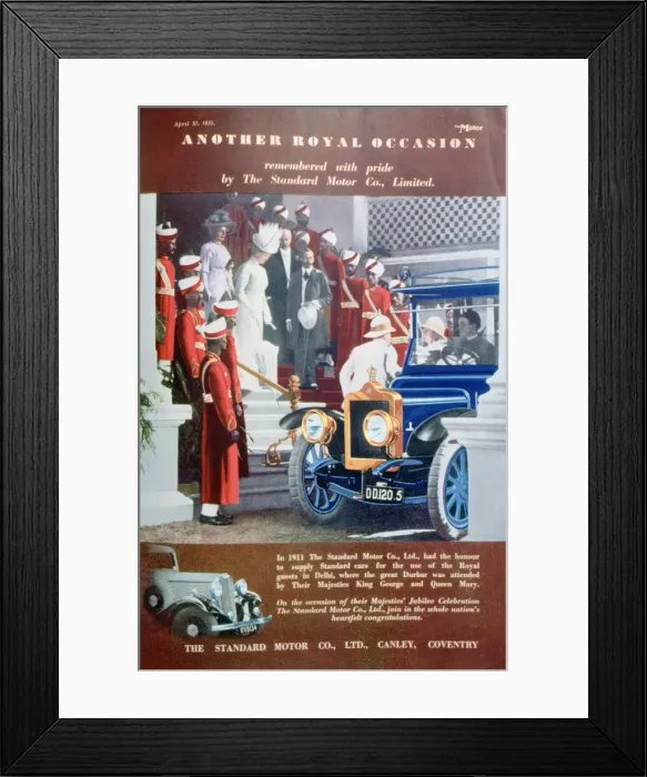 Framed Print : Standard Car advert, 1935 Framed Print : Standard Car advert, 1935