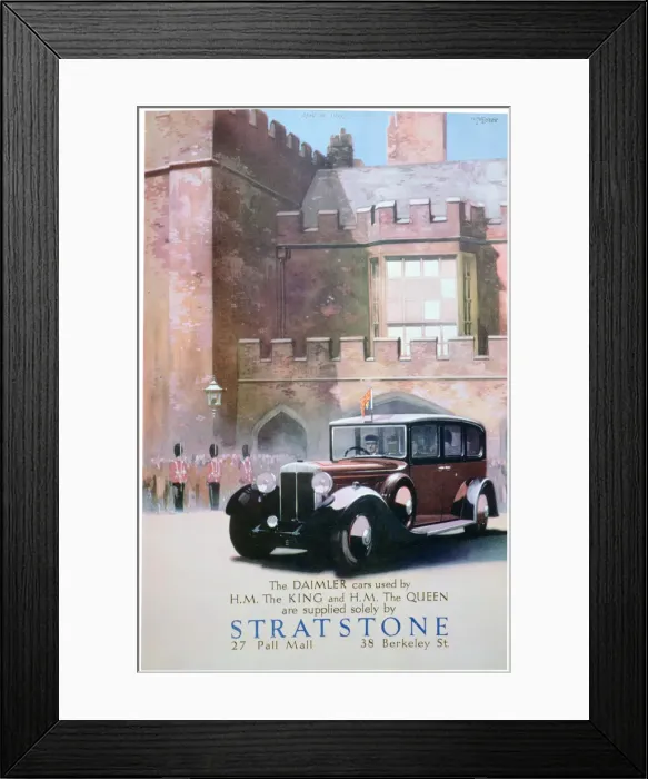 Framed Print : Advert for Stratstone car retailers, 1935 Framed Print : Advert for Stratstone car retailers, 1935