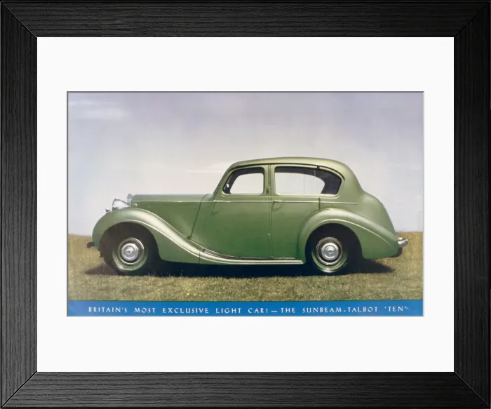 Framed Print : Sunbeam Talbot Ten motor car, 1939 Framed Print : Sunbeam Talbot Ten motor car, 1939