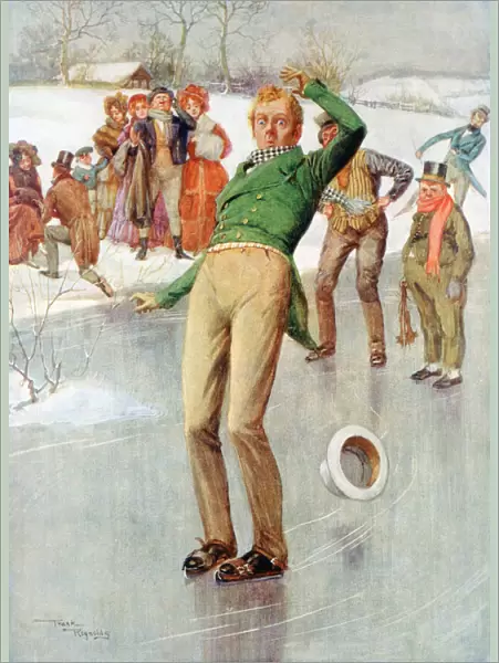 Mr Winkle on the Ice, 1915. Artist: Frank Reynolds