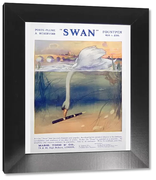 Advert for Swan fountain pens, c1906