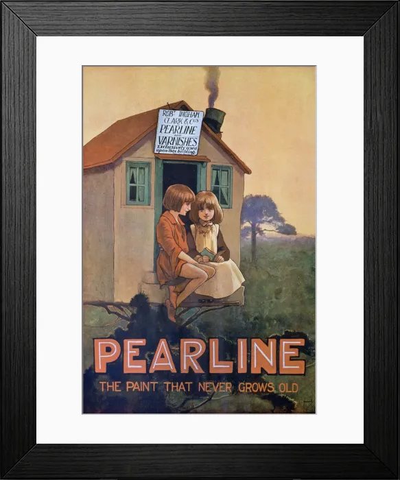 Framed Print : Pearline paint advert, 1920s Framed Print : Pearline paint advert, 1920s