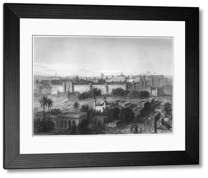 Framed Print : The Kings palace at Delhi, c1860 Framed Print : The Kings palace at Delhi, c1860
