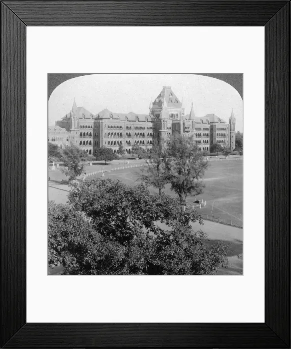 Framed Print : High Court and north end of Rotten Row, Bombay, India, 1903. Artist: Underwood & Underwood Framed Print : High Court and north end of Rotten Row, Bombay, India, 1903. Artist: Underwood & Underwood
