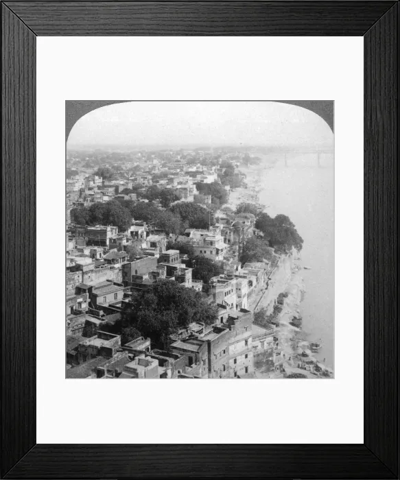 Framed Print : Benares (Varanasi), India, 1903. Artist: Underwood & Underwood Framed Print : Benares (Varanasi), India, 1903. Artist: Underwood & Underwood
