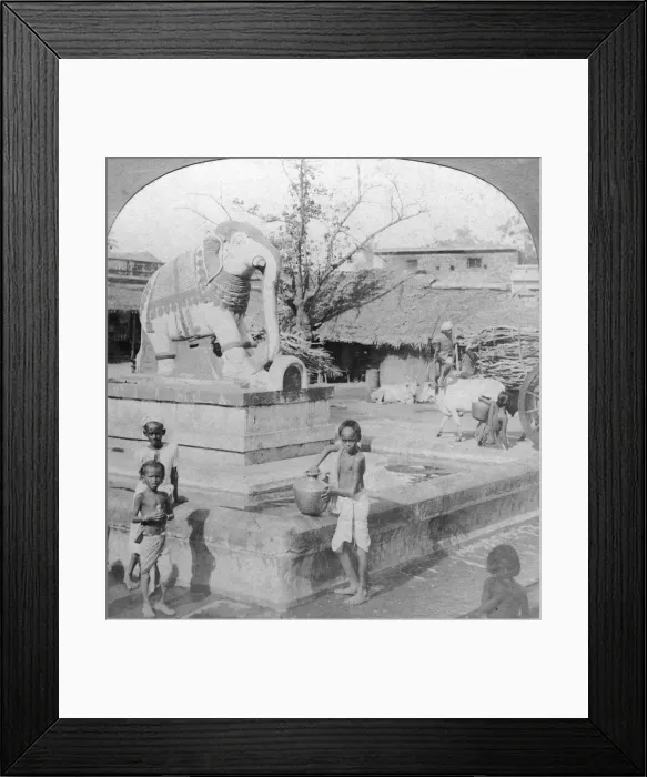 Framed Print : An elephant fountain, Madura, India, 1901. Artist: BL Singley Framed Print : An elephant fountain, Madura, India, 1901. Artist: BL Singley