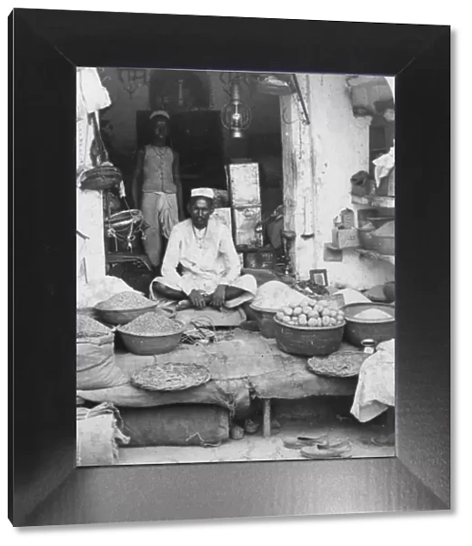 A shop in India, 1900s. Artist: Erdmann & Schanz