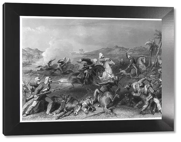 Attack on the Sealkote mutineers by General Nicholsons Irregular cavalry, 1857, (c1860)