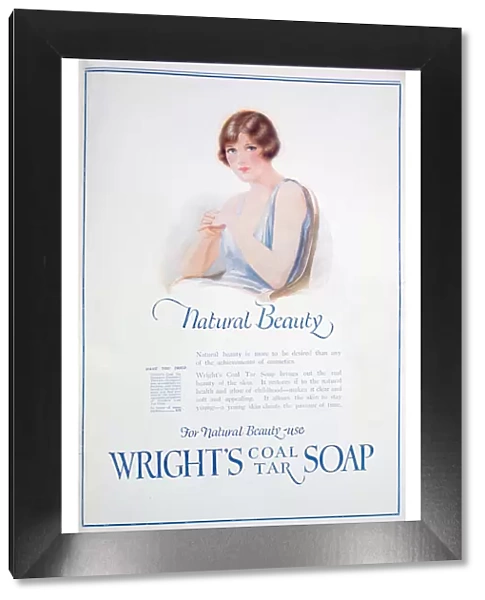 Advert for Wrights Coal Tar Soap, 1925