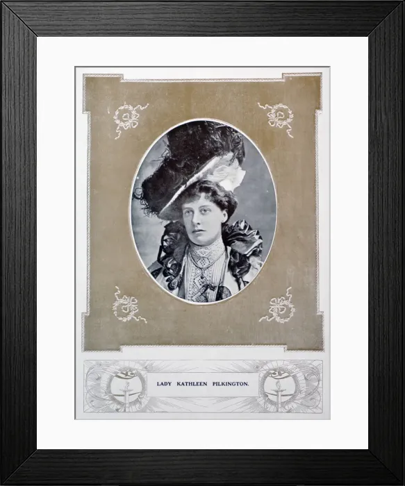 Framed Print : Lady Kathleen Pilkington, 1901 Framed Print : Lady Kathleen Pilkington, 1901