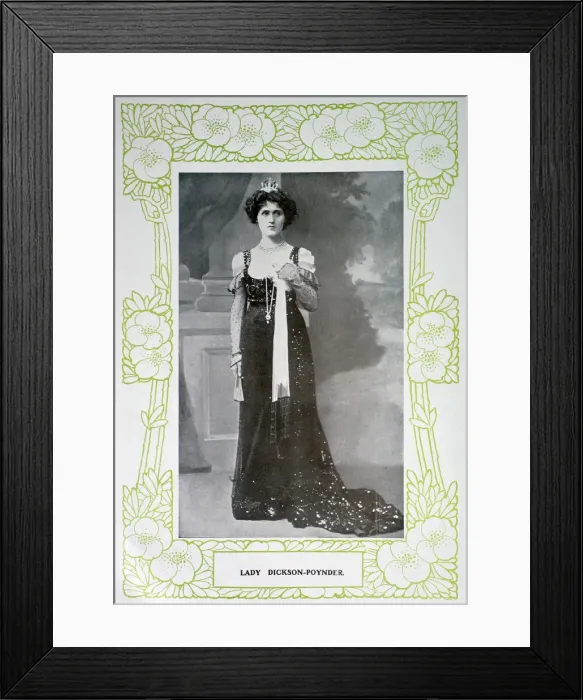 Framed Print : Lady Dickson-Poynder, 1901 Framed Print : Lady Dickson-Poynder, 1901