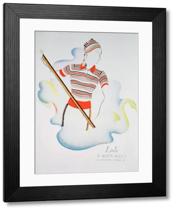 Framed Print : Lisle by Allen Solly, fashion advert, 1937 Framed Print : Lisle by Allen Solly, fashion advert, 1937