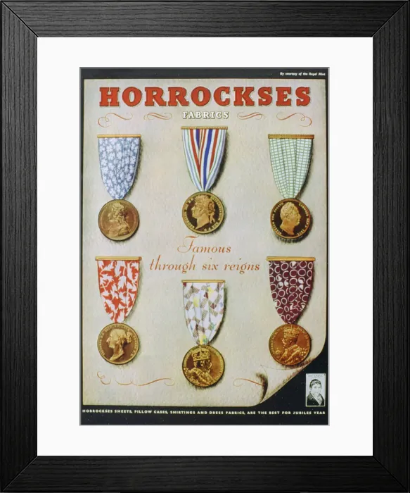 Framed Print : Horrockses fabrics, 1935 Framed Print : Horrockses fabrics, 1935