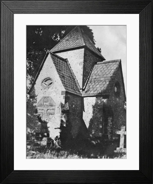 Framed Print : Chideock Church, Dorset, 1924-1926. Artist: Herbert Felton Framed Print : Chideock Church, Dorset, 1924-1926. Artist: Herbert Felton