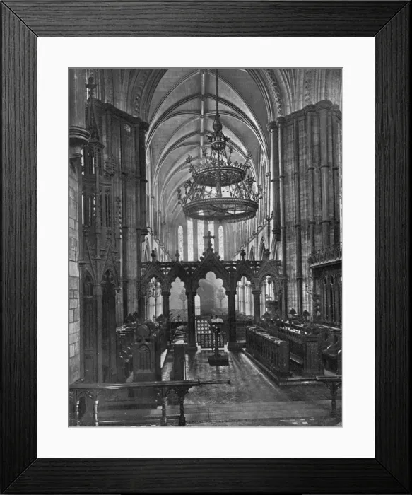 Framed Print : Interior of Christ Church Cathedral, Dublin, Ireland, 1924-1926. Artist: Valentine & Sons Ltd Framed Print : Interior of Christ Church Cathedral, Dublin, Ireland, 1924-1926. Artist: Valentine & Sons Ltd