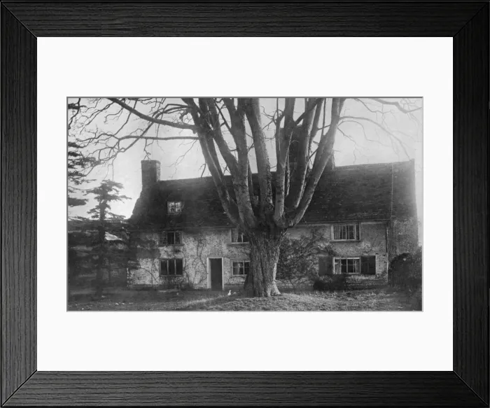 Framed Print : Buckden Cottage, Brampton, 1924-1926. Artist: AT Handley Framed Print : Buckden Cottage, Brampton, 1924-1926. Artist: AT Handley